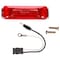 Truck-Lite 19 Series, Base Mount, Led, Red Rectangular, 4 Diode, Marker Clearance Light, Pc, Chrome 19036R - alternate 3